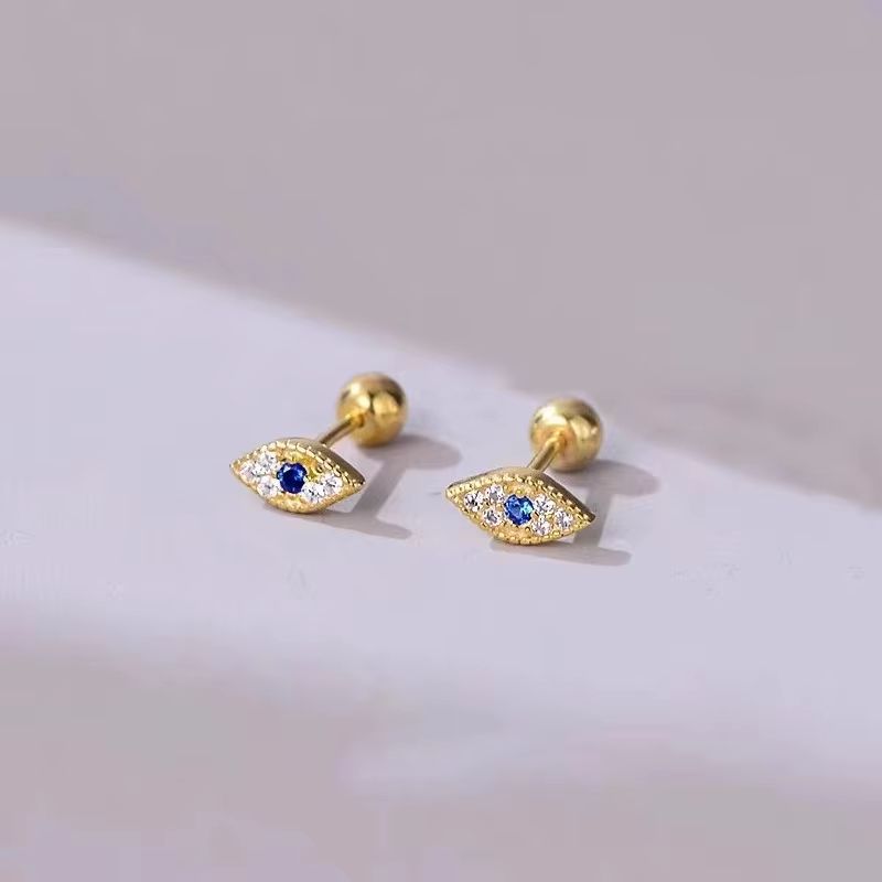 Hypoallergenic Heart Cartilage Earrings For Women  Screw Back Helix Stud Earrings For Sensitive Ear 16