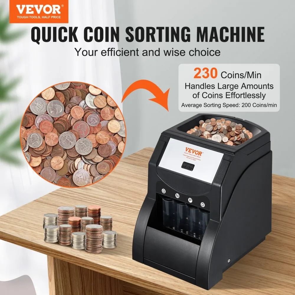 Coin Sorter Machine For USD Coin USD Coin Sorter Coin Sorter And Wrapper 2