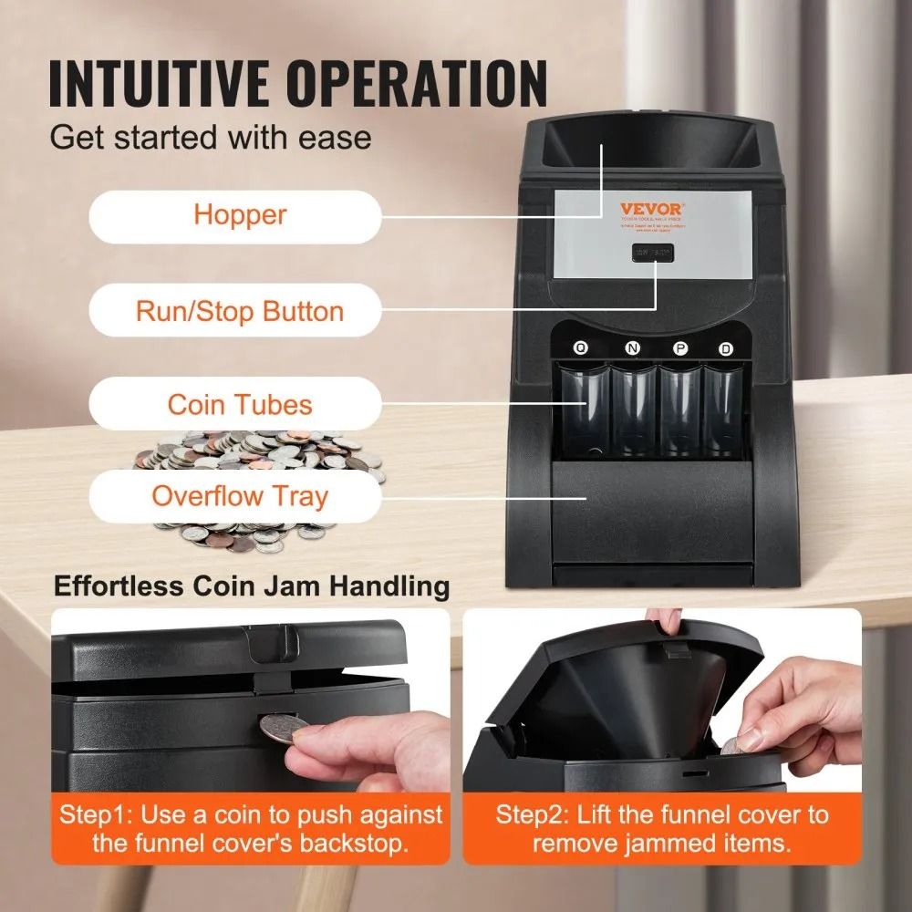 Coin Sorter Machine For USD Coin USD Coin Sorter Coin Sorter And Wrapper 4