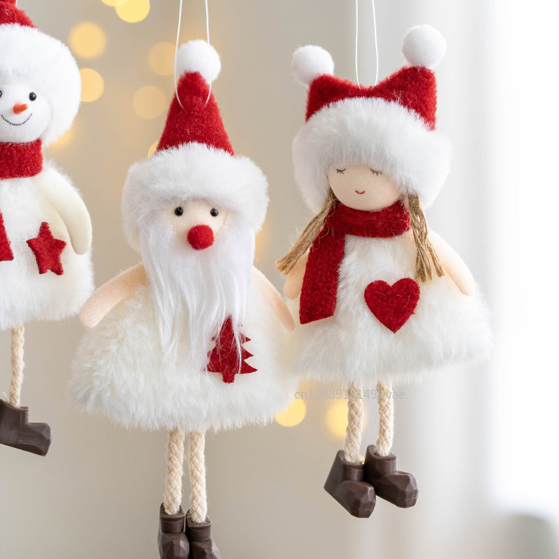 Christmas Tree Hanging Angel Doll, Kids Toys, New Year Ornaments, Navidad Noel Home Decoration, Holiday Pendants