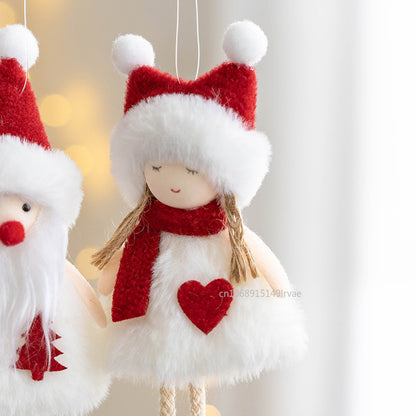 Christmas Tree Hanging Angel Doll, Kids Toys, New Year Ornaments, Navidad Noel Home Decoration, Holiday Pendants
