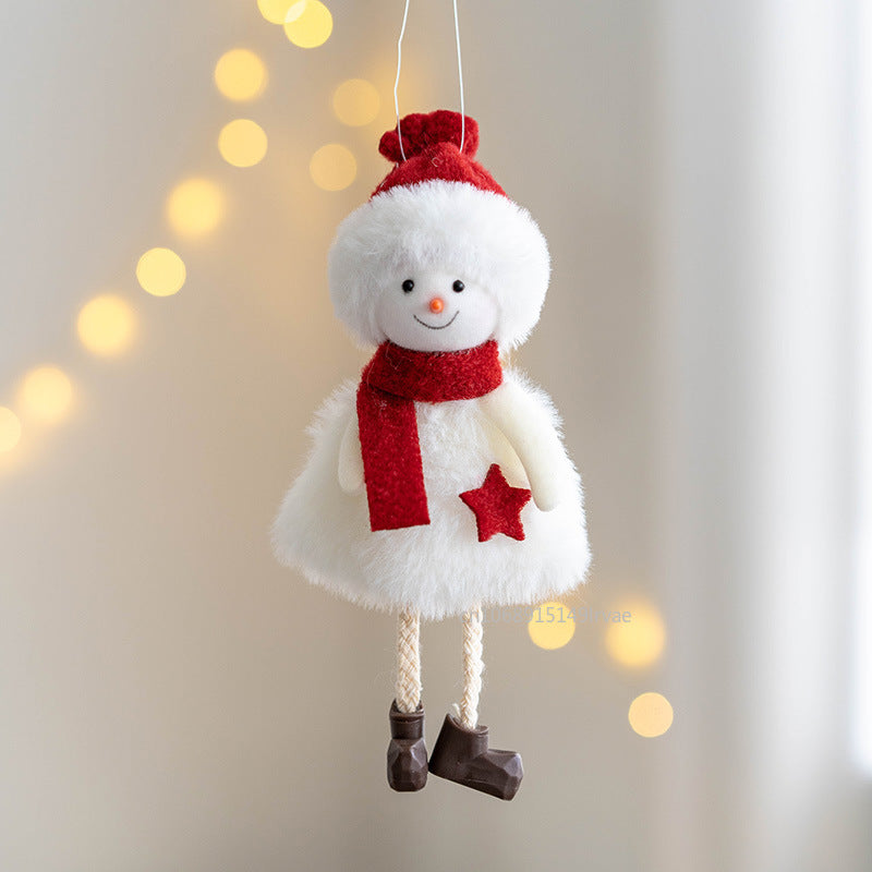 Christmas Tree Hanging Angel Doll, Kids Toys, New Year Ornaments, Navidad Noel Home Decoration, Holiday Pendants