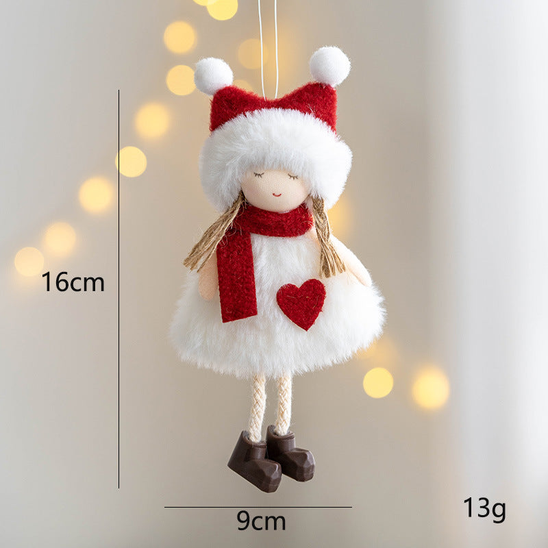 Christmas Tree Hanging Angel Doll, Kids Toys, New Year Ornaments, Navidad Noel Home Decoration, Holiday Pendants