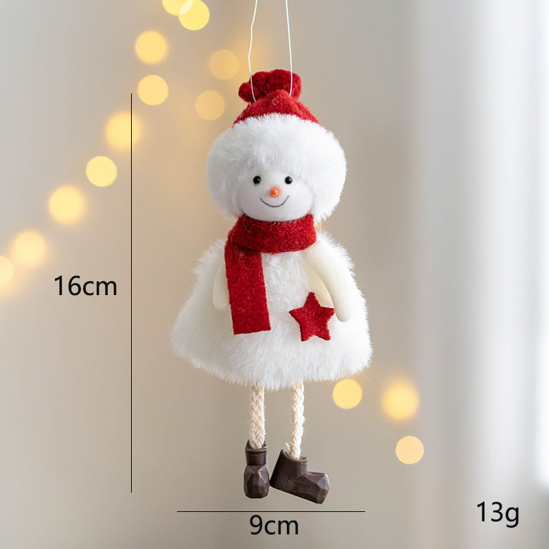 Christmas Tree Hanging Angel Doll, Kids Toys, New Year Ornaments, Navidad Noel Home Decoration, Holiday Pendants