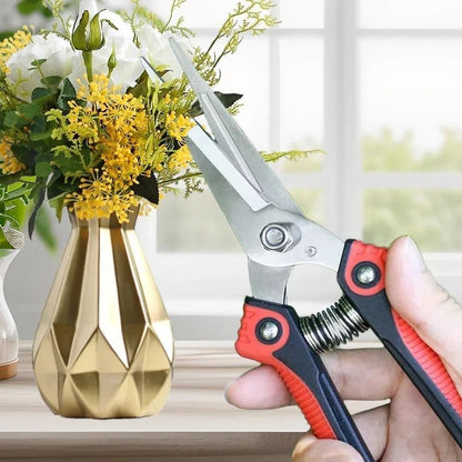 Stainless Steel Pruning Shears Non Slip Handle Branch Scissors