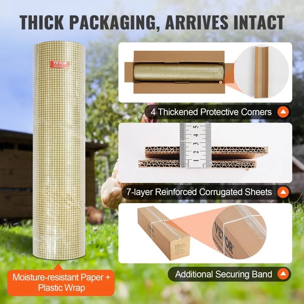 Chicken Wire Fence Roll Hardware Cloth 48 X 100 Galvanized Wire Mesh Roll Vinyl Coating Metal Wire  5