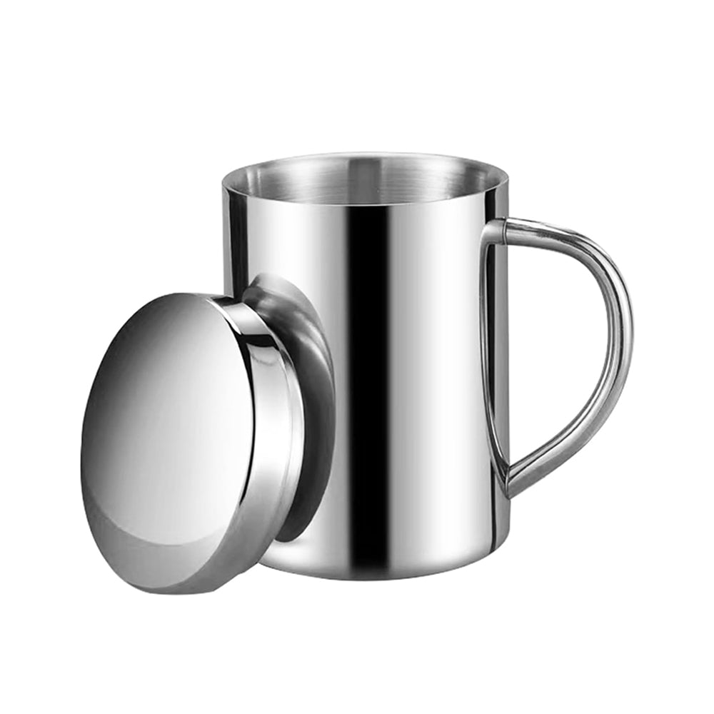 Stainless Steel Cup Portable Water Cup Reusable Easy To Clean With Handle Suitable For Office Outdo 4