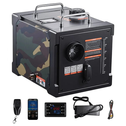 All in One Portable Diesel Heater, Diesel Air Heater, Bluetooth App Control, LCD Screen, Remote Control, Fuel Tank