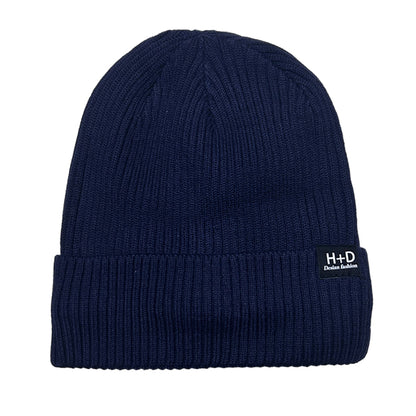 Winter Warm Striped Pattern Beanie Mens Thermal Knit Hat Fleece Lined Outdoor Sports Ski Cap 1