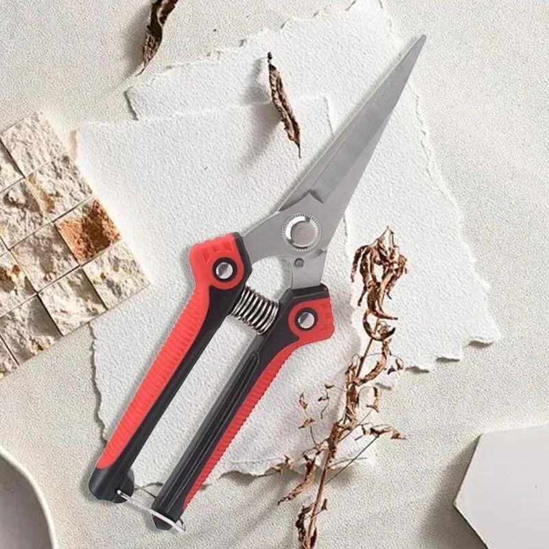 Stainless Steel Pruning Shears With Non Slip Handle 1