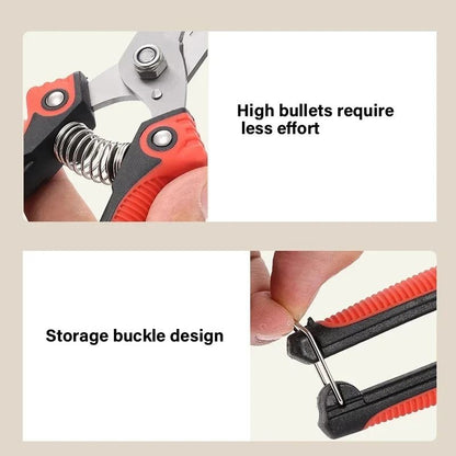 Stainless Steel Pruning Shears With Non Slip Handle 4