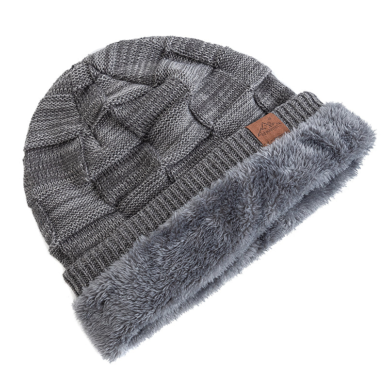 Fashion Female Winter Hats Hot Sale Slouchy Beanie Multicolor Mixing Design Knitted Warm Cap 2