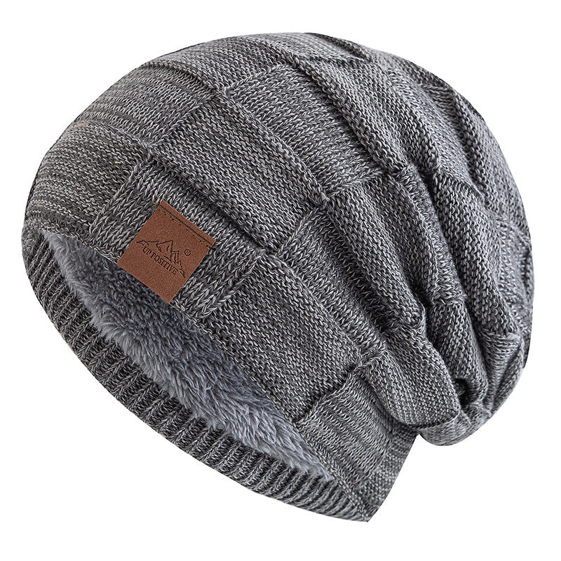 Fashion Female Winter Hats Hot Sale Slouchy Beanie Multicolor Mixing Design Knitted Warm Cap 8