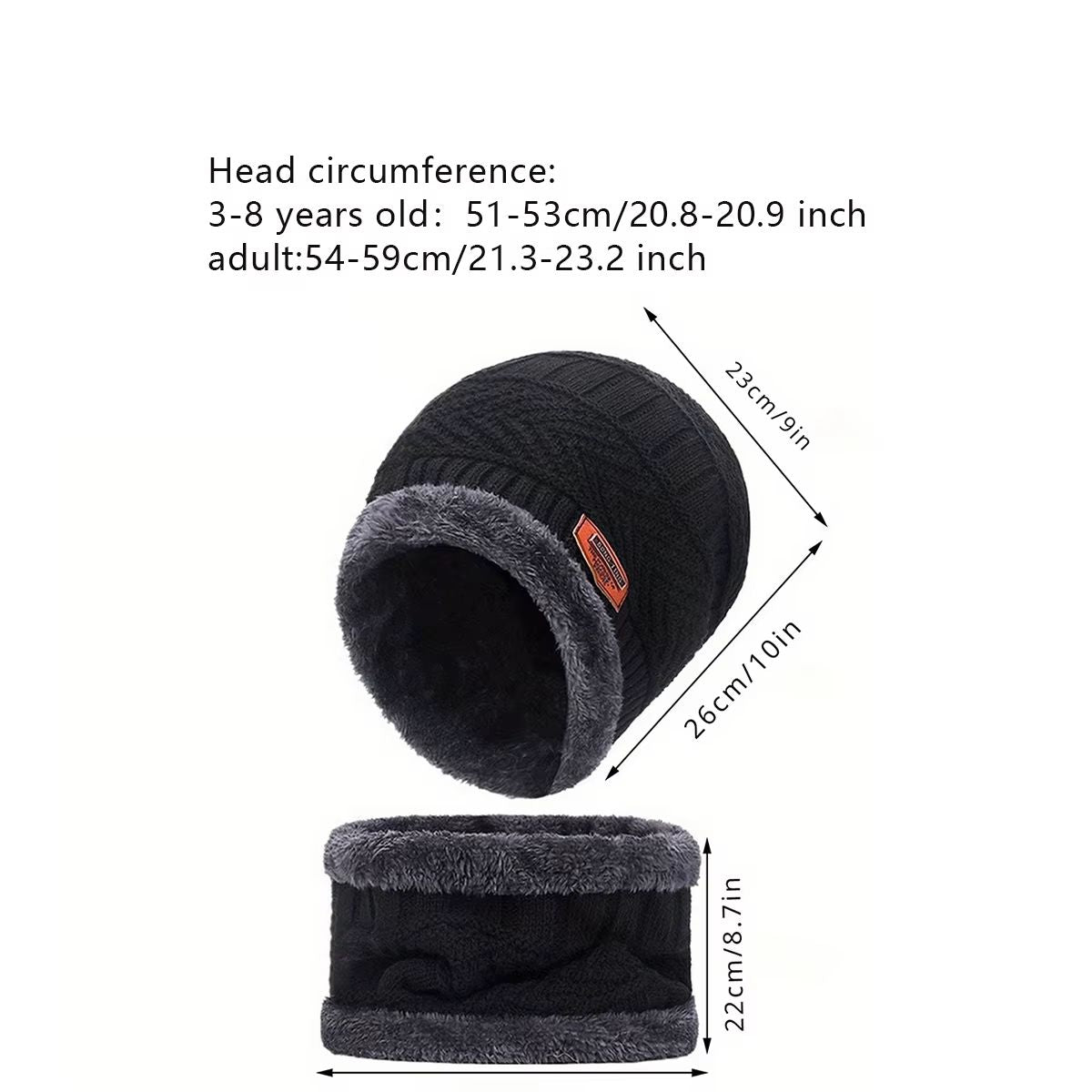 4pcs Velvet Winter Hat And Scarf Set With Warm Beanie And Gloves  Unisex Neck Warmer Outdoor Cold W 5