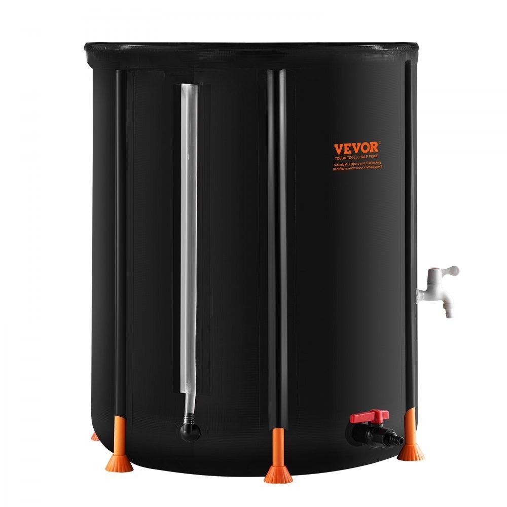 Collapsible Rain Barrel Rain Catcher With Spigots Overflow Kit 8