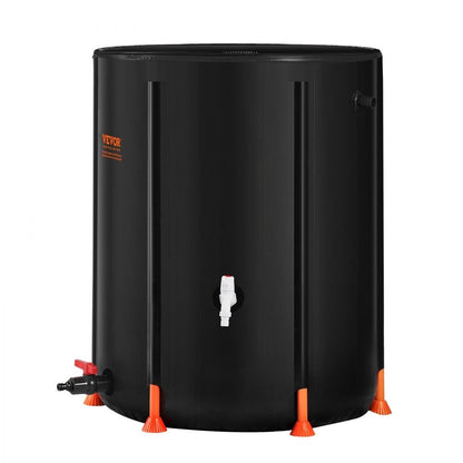 Collapsible Rain Barrel Rain Catcher With Spigots Overflow Kit 9