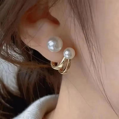 Korean Fashion Crystal Heart Zircon Earrings For Women 925 Silver Needle 10