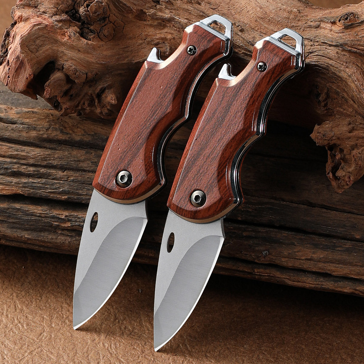 Handmade Stainless Steel Folding Boning Knife, Portable Pocket Knife, Butcher Meat Fruit Fish BBQ Cutting Knife