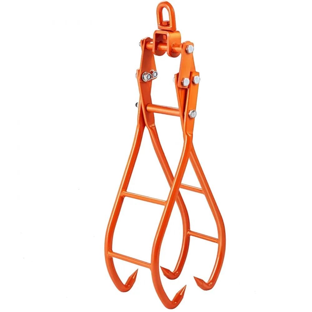 Claw Log Grapple Timber Claw Hook Swivel Steel Log Lifting Tongs Eagle Claws Design High Lbs Capaci