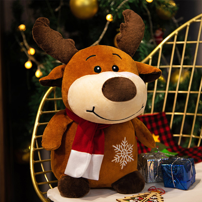 Cute Santa Claus Gingerbread Man Plush Toys Elk Snowman Animal Doll Christmas Gifts For Children Ki 2