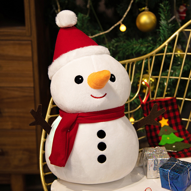 Cute Santa Claus Gingerbread Man Plush Toys Elk Snowman Animal Doll Christmas Gifts For Children Ki 7