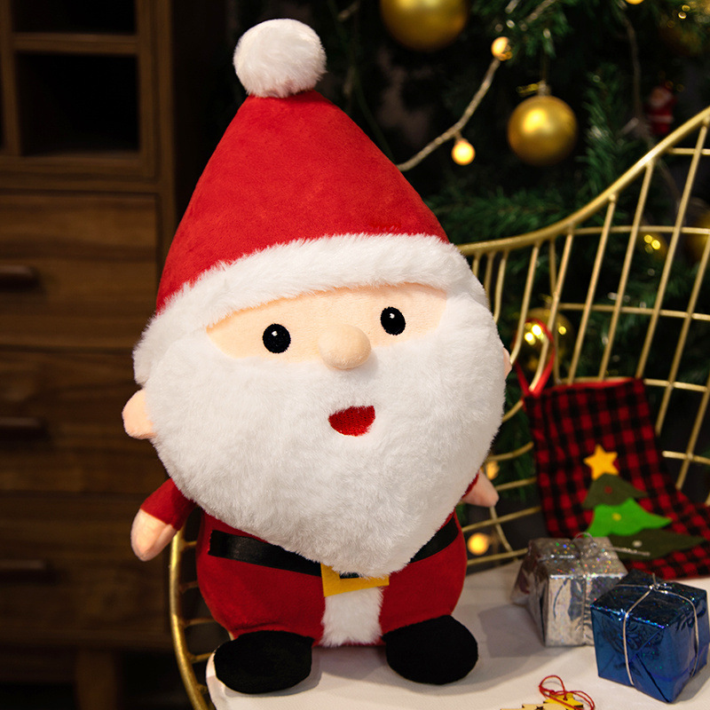 Cute Santa Claus Gingerbread Man Plush Toys Elk Snowman Animal Doll Christmas Gifts For Children Ki 8