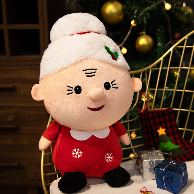 Cute Santa Claus Gingerbread Man Plush Toys Elk Snowman Animal Doll Christmas Gifts For Children Ki 9
