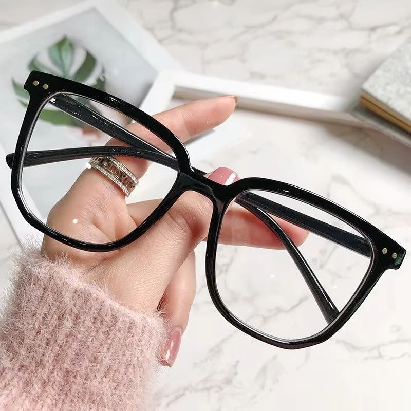 Retro Anti Blue Light Glasses For Women With Flat Light Frame 8