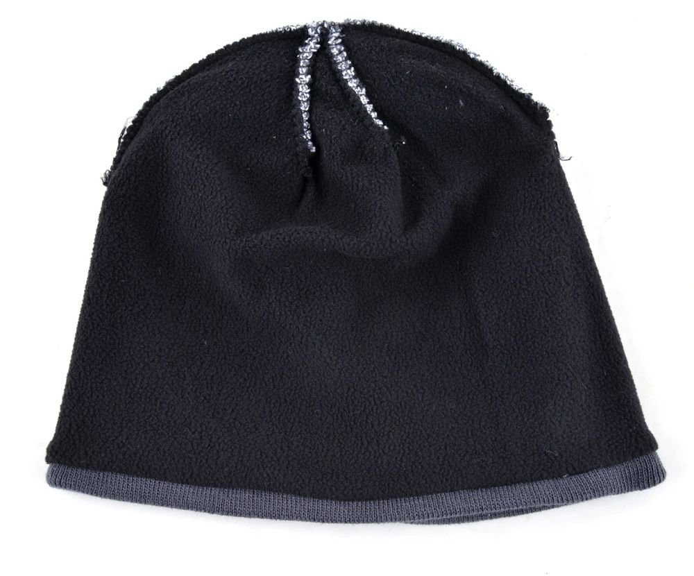 Knitted Wool Hat Mens Skullies Hat Winter Beanie Bonnet Thicker Stripe Skis Sports Beanies Plus Vel 3