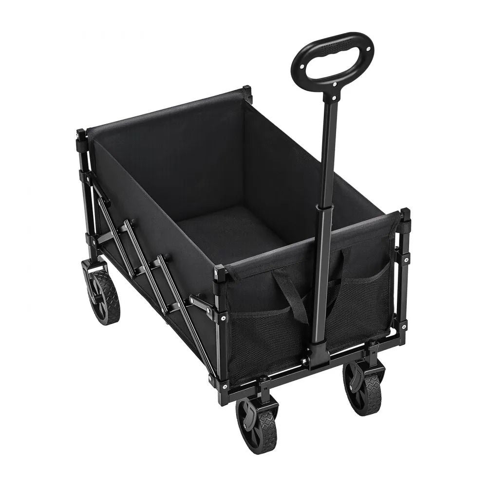 Heavy Duty Folding Wagons Collapsible Wagon Cart AllTerrain Outdoor Utility Cart Portable Camping C 10