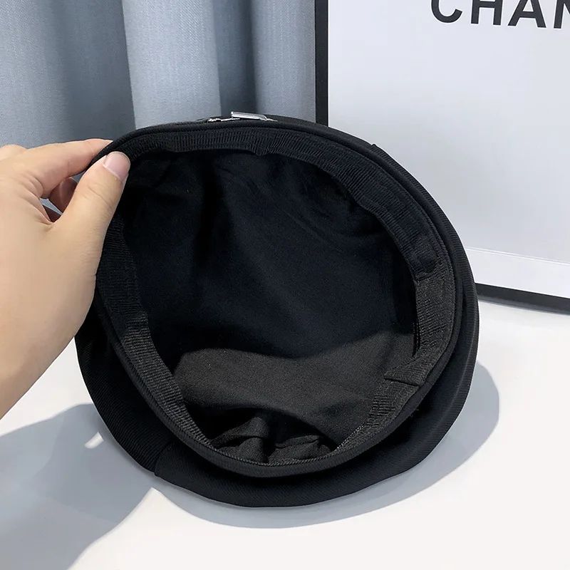 VintageInspired Women Beret Chic Lightweight Cotton Adjustable Drawstring Closure Ideal For Fall Wi 4