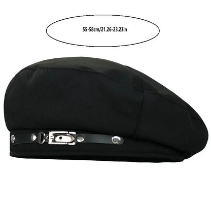 VintageInspired Women Beret Chic Lightweight Cotton Adjustable Drawstring Closure Ideal For Fall Wi 5