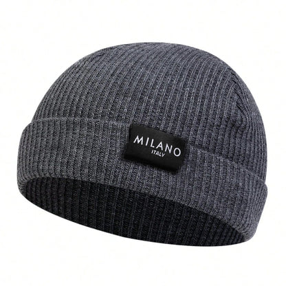 Winter Warm Hat Unisex Letter Beanie Hip Hop Cap Beanie Hat Caps For Men Women 2