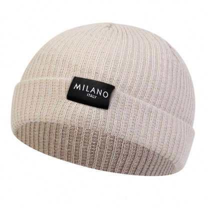 Winter Warm Hat Unisex Letter Beanie Hip Hop Cap Beanie Hat Caps For Men Women 4