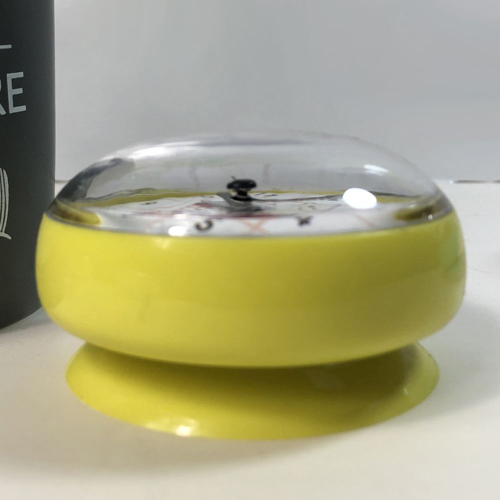 Mini Sucker Wall Clock, Waterproof Bathroom Clock, Anti Fog Quartz Clock for Kitchen Toilet Table