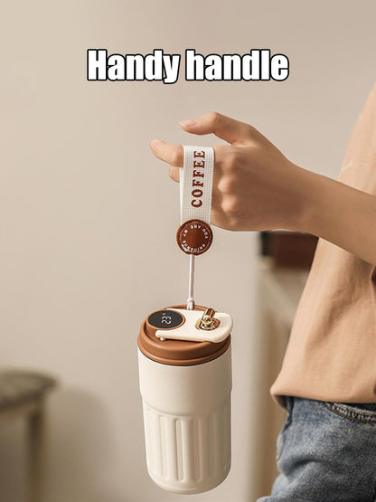 Insulated Stainless Steel Coffee Cup Intelligent Temperature Measurement Mug HighAesthetic Thermal  1