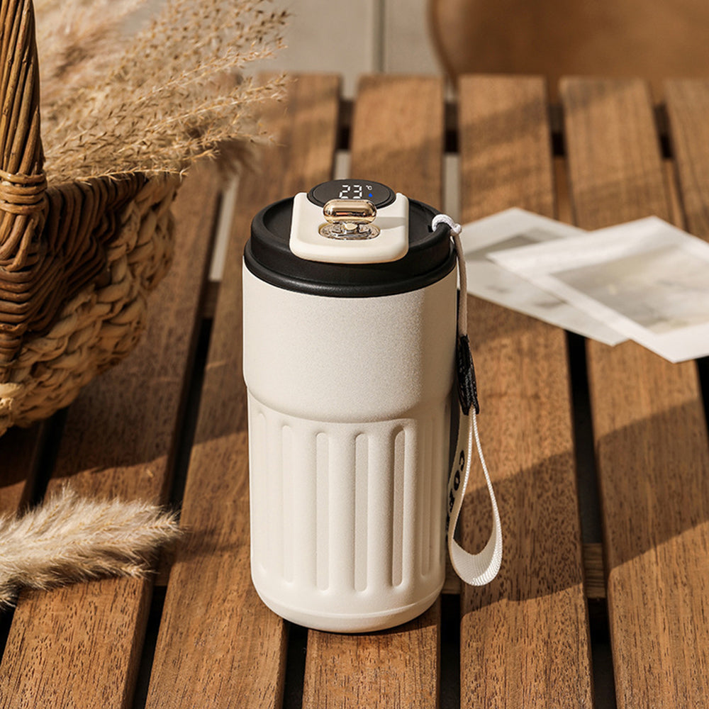 Insulated Stainless Steel Coffee Cup Intelligent Temperature Measurement Mug HighAesthetic Thermal  3