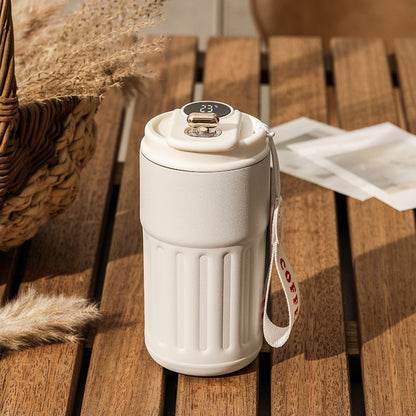 Insulated Stainless Steel Coffee Cup Intelligent Temperature Measurement Mug HighAesthetic Thermal  4
