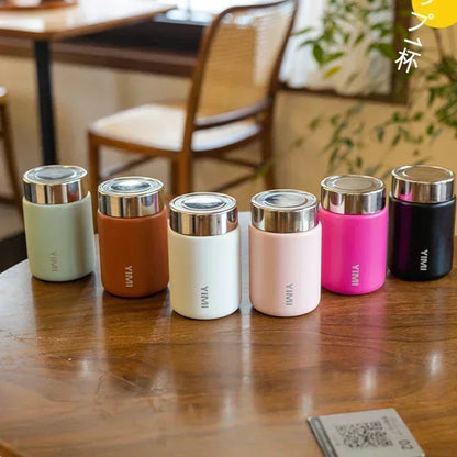 Mini Stainless Steel Thermos Mug Portable Pocket Vacuum Flask Fashion Coffee Tea Thermal Water Bott 3
