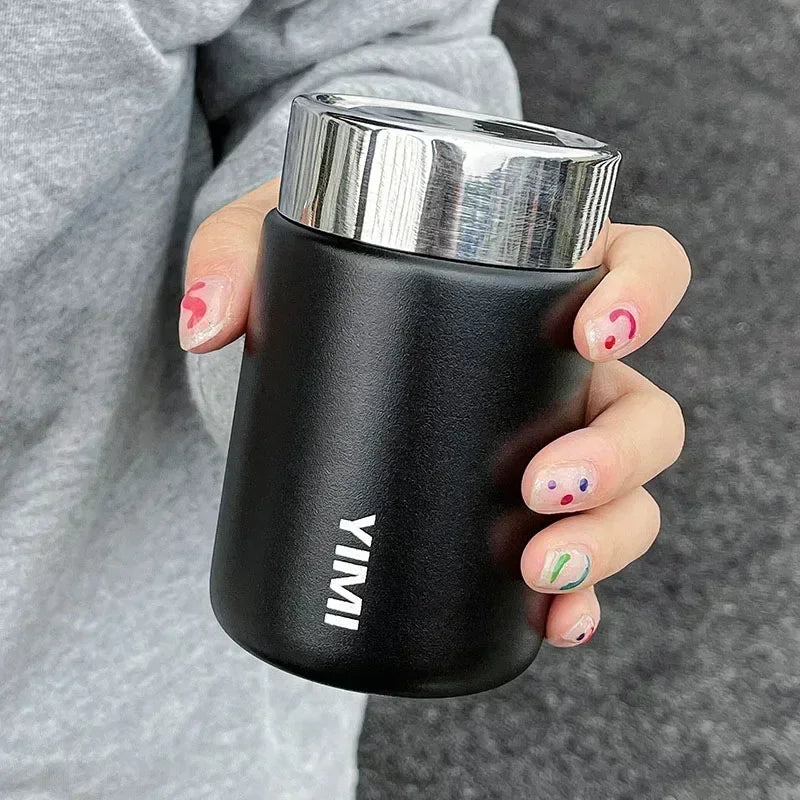 Mini Stainless Steel Thermos Mug Portable Pocket Vacuum Flask Fashion Coffee Tea Thermal Water Bott 4