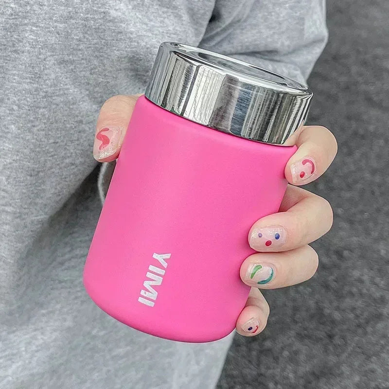 Mini Stainless Steel Thermos Mug Portable Pocket Vacuum Flask Fashion Coffee Tea Thermal Water Bott 7