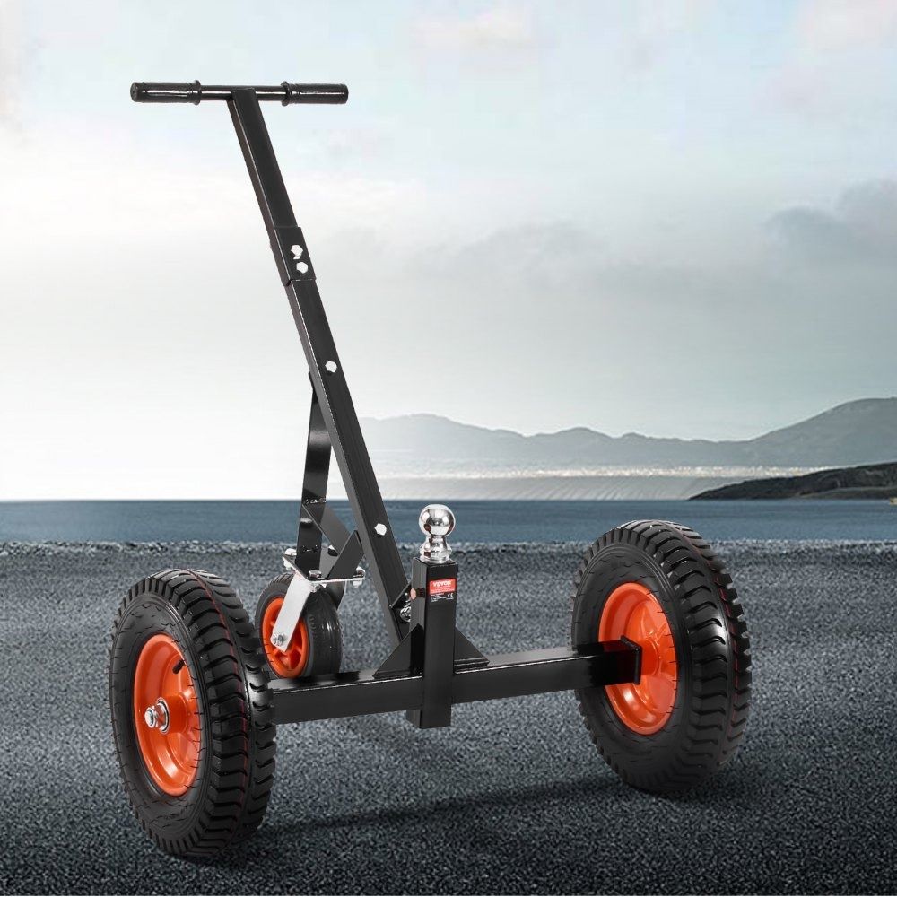 Trailer Dolly Heavy Duty Carbon Steel Mover With Ball Tires Portable Tow Dolly For Moving RV Boat A 6