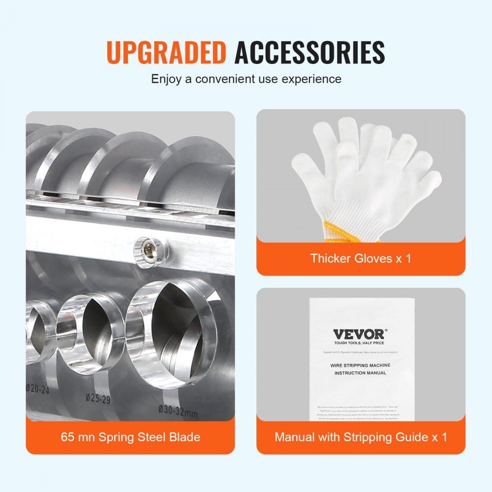 Electric Wire Stripping Machine Automatic Cable Stripper Wire Peeler Copper Recycling Tool 5