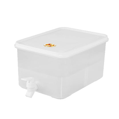 Plastic Cold Drink Jug, Refrigerator Drink Dispenser with Leak-proof Tap, Bar Party Cold Drink Container