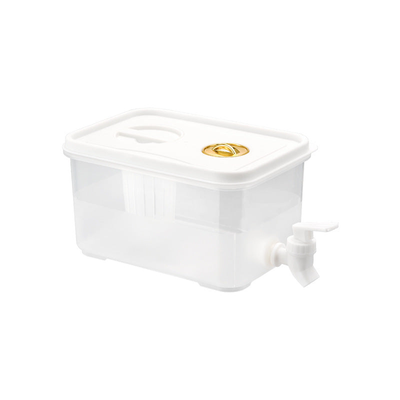 Plastic Cold Drink Jug, Refrigerator Drink Dispenser with Leak-proof Tap, Bar Party Cold Drink Container