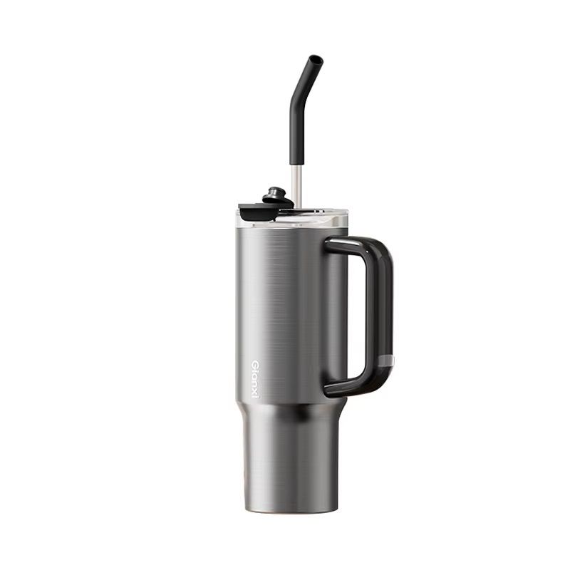 Jumbo Straw Cup Large Capacity Water Cup Insulated Cup For Home Outdoor Travel 4