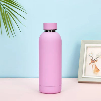 Double Wall, Stainless Steel Water Bottle, Vacuum Cup, Insulated Thermos, Keep Hot and Cold Flask