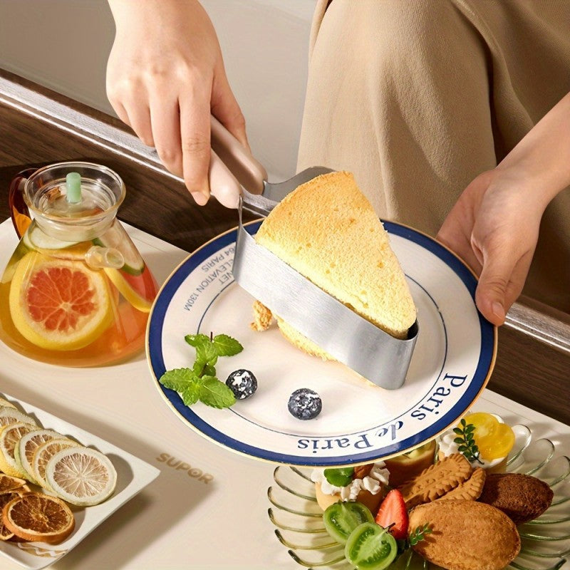 Stainless Steel Cake Cutter AllinOne Slicing Tool Even Cake Portions Brownie Divider Kitchen Baking 2