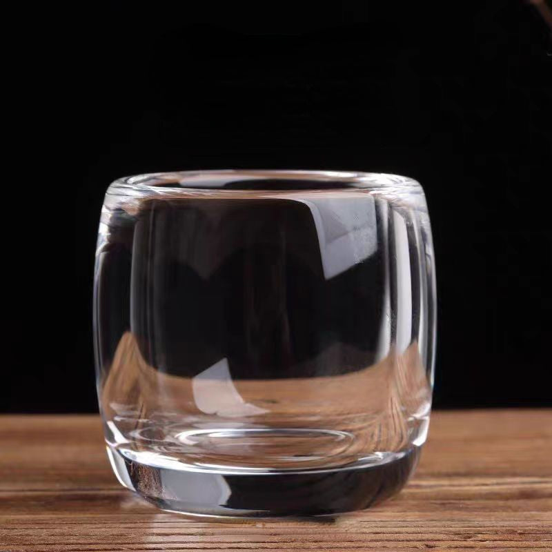 Crystal Glass Tea Cup, Thickened Wine Cup, Transparent Master Cup, Single Tea Set, Wholesale Glass Cups, Wedding Gifts