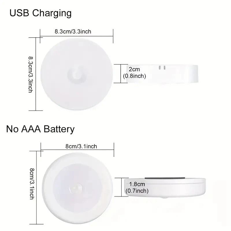Motion Sensor Night Light Wireless LED Detector Lamp For Bedroom Closet And Staircase 3